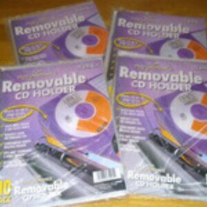 Samsill Top Performance System Removable CD Holder Vinyl 10/ Pack set x 4 New